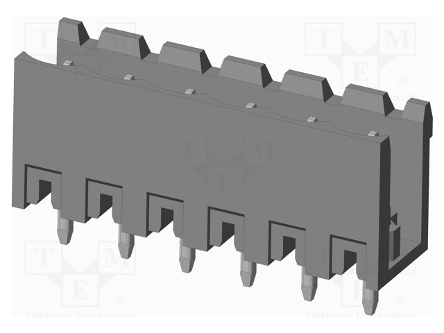 Connector: pluggable terminal block; socket; male; on PCBs
