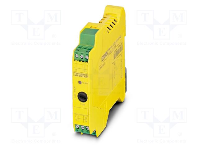 Module: safety relay; 24VDC; for DIN rail mounting; -20÷55°C