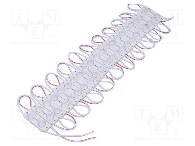 LED; white warm; 3000K; 480mW; 48lm; IP67; 160°; No.of diodes: 2