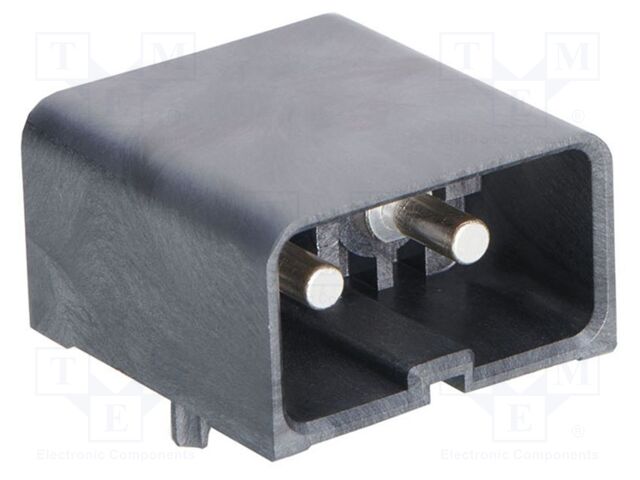 Connector: wire-board; male; Urated: 400V; PIN: 2; angled; on PCBs