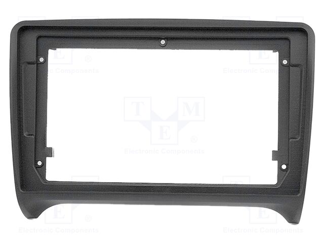 Radio frame; Audi; black; 9"
