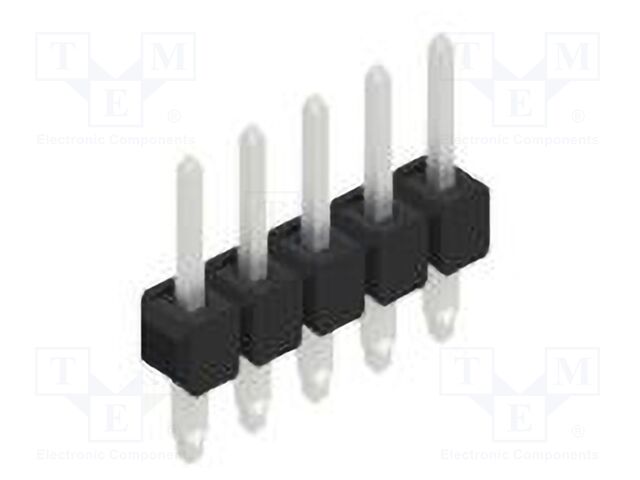 Connector: pin strips; pin header; male; PIN: 5; 2.54mm; THT; 1x5