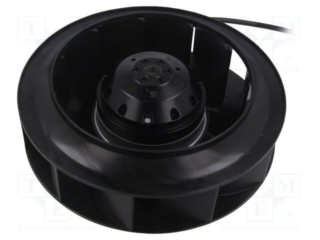 Fan: AC; radial; Ø221x73mm; 920m3/h; ball bearing; 2700rpm; IP44