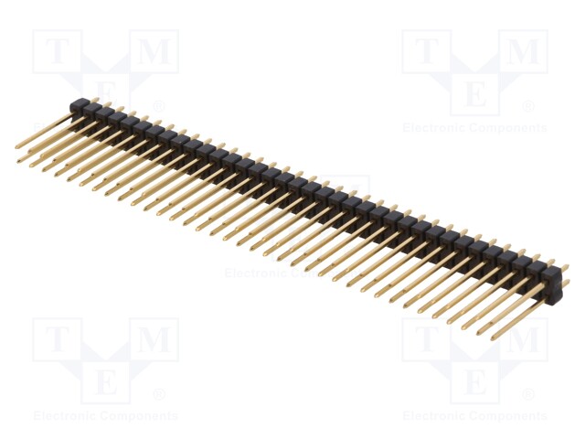 Pin header; pin strips; male; PIN: 72; straight; 2.54mm; THT; 2x36