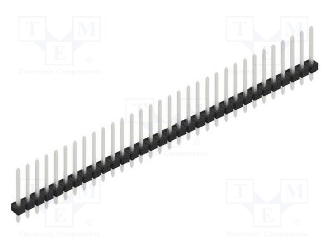 Connector: pin strips; pin header; male; PIN: 32; 2.54mm; THT; 1x32