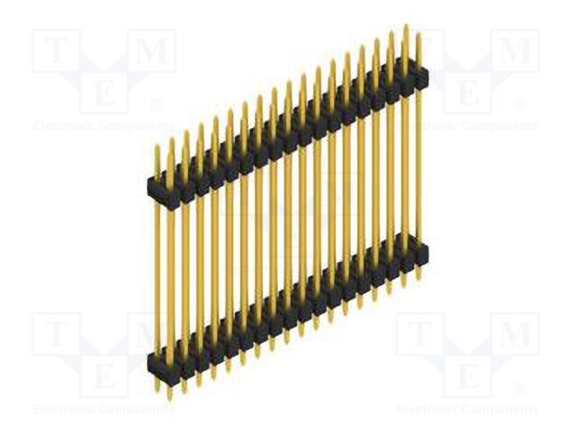 Connector: pin strips; pin header; male; PIN: 36; 2.54mm; THT; 2x18