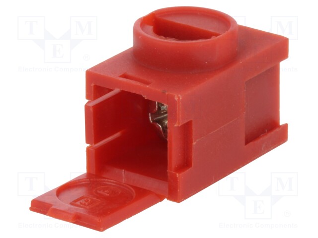 Terminal block; ways: 1; 0.14÷2.5mm2; THT,screw terminal; 30A