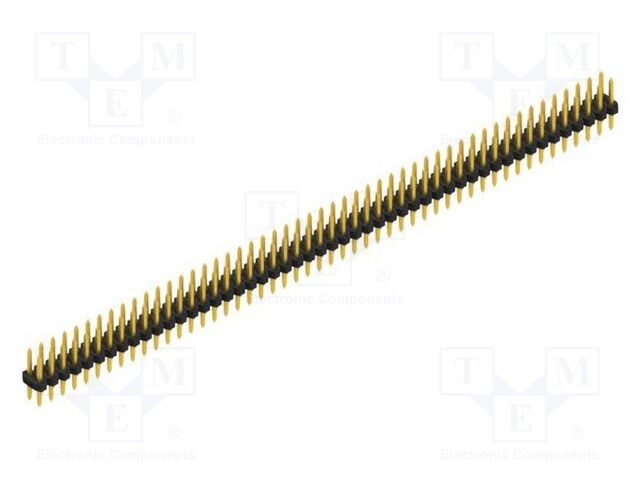 Connector: pin strips; pin header; male; PIN: 100; 2mm; THT; 2x50