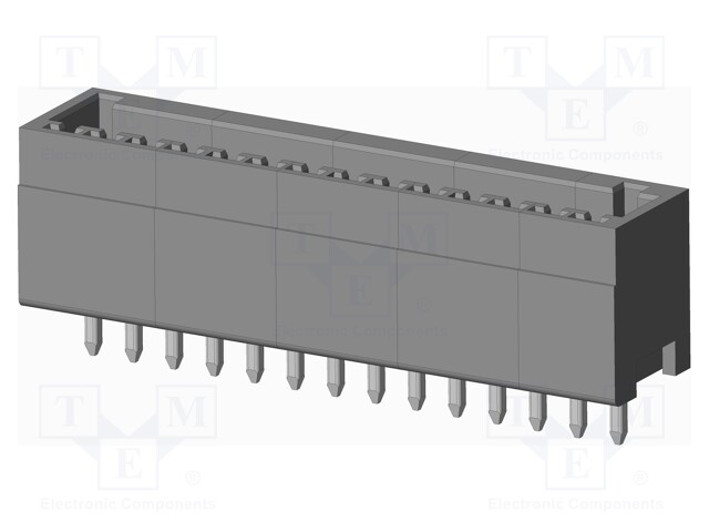 Connector: pluggable terminal block; socket; male; on PCBs
