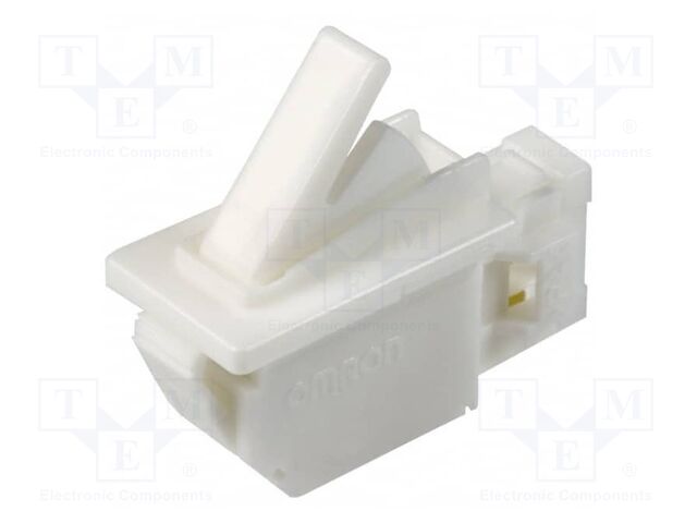 Switch: door; Pos: 2; SPST-NO; 0.5A/250VAC; white; on panel; D3D