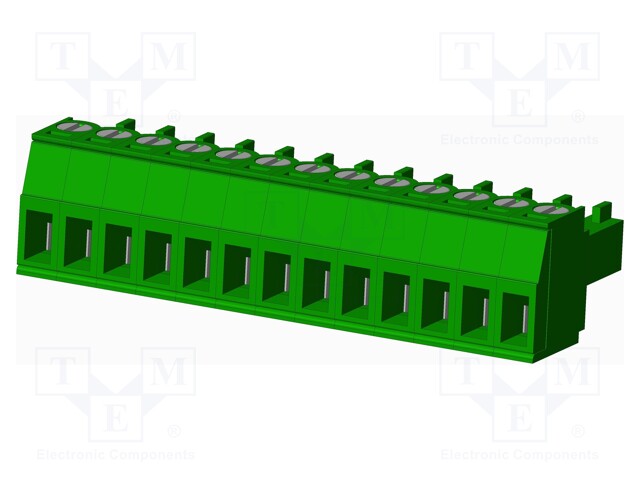 Connector: pluggable terminal block; plug; female; straight; 10A