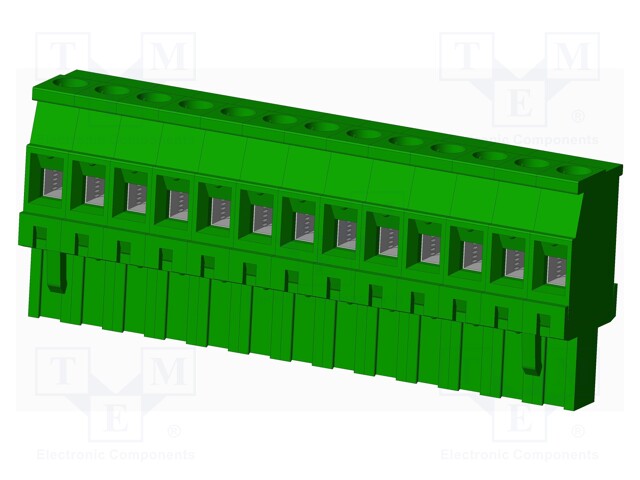 Connector: pluggable terminal block; plug; female; angled 90°