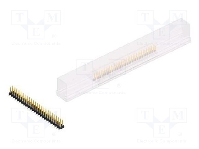 Connector: pin strips; pin header; male; PIN: 50; 2mm; SMT; 2x25