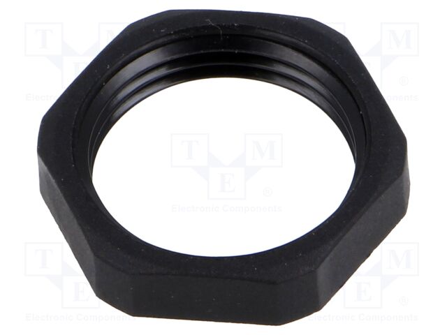 Nut M20; Thread: M20x1,5; PBT; 10pcs.