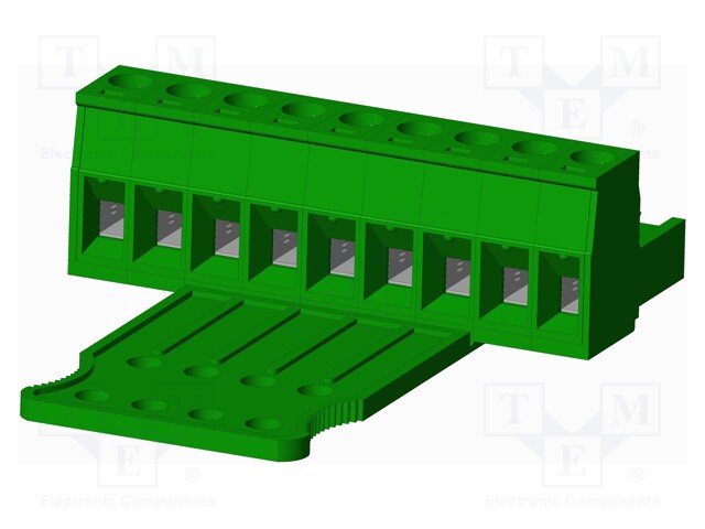 Connector: pluggable terminal block; plug; female; straight; 300V
