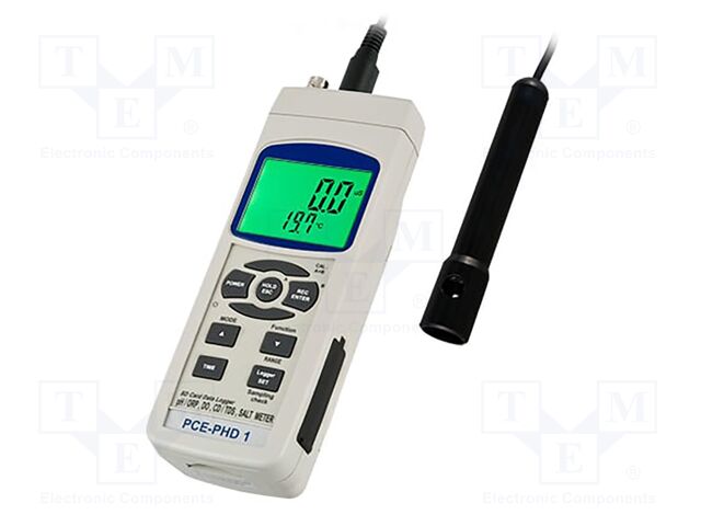 Meter: water conductivity; LCD; 0÷200mS/cm; Dim: 177x45x68mm