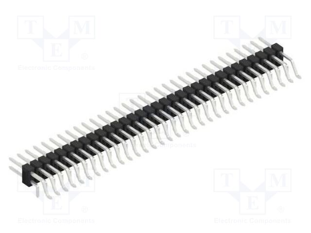 Connector: pin strips; pin header; male; PIN: 64; 2.54mm; SMT,THT