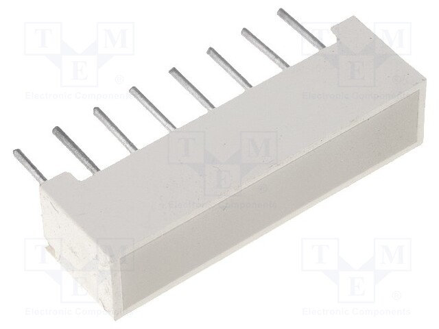 LED backlight; yellow; Lens: diffused,yellow; λd: 588nm; 15÷38mcd