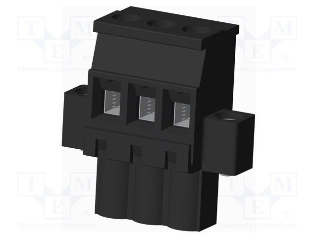 Connector: pluggable terminal block; plug; female; angled 90°