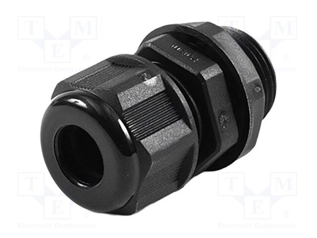 Cable gland; PG11; IP68; nylon; UL94V-2; black