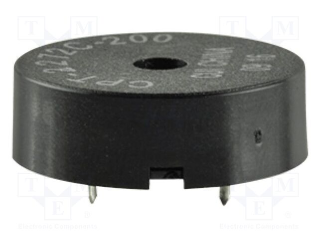 Sound transducer: piezo signaller; THT; 4kHz; 12mA; -35÷80°C