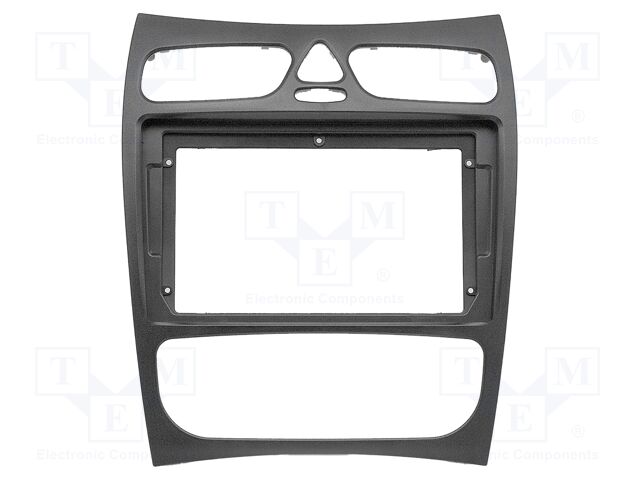 Radio frame; Mercedes; black; 9"