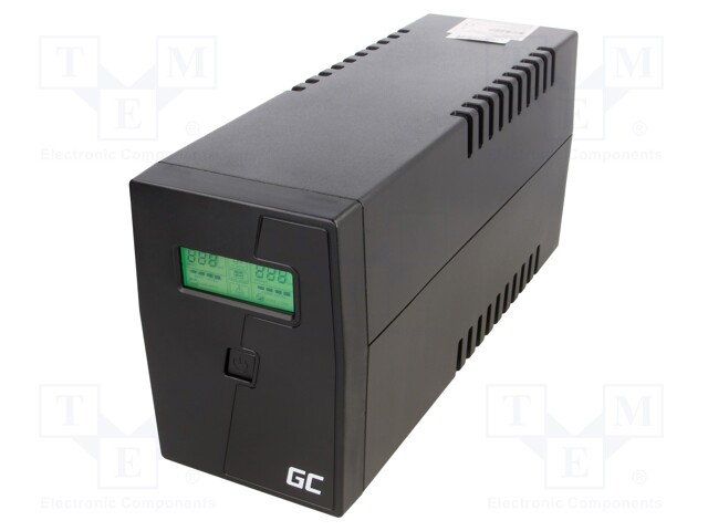 Power supply: UPS; 298x101x142mm; 360W; 600VA; 4.3kg; 7mAh; 50÷60Hz