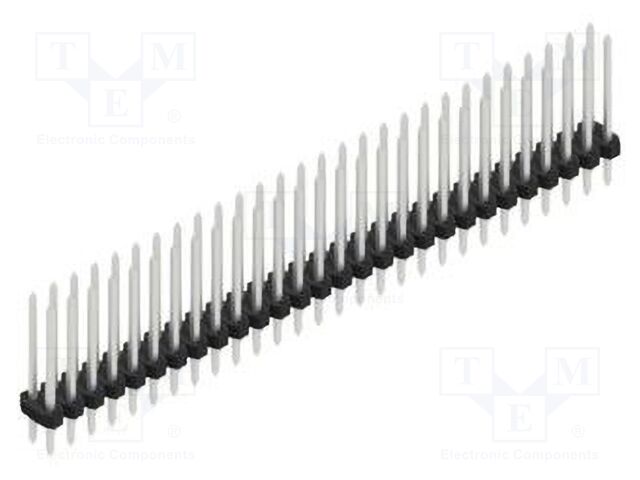 Connector: pin strips; pin header; male; PIN: 56; 2mm; THT; 2x28