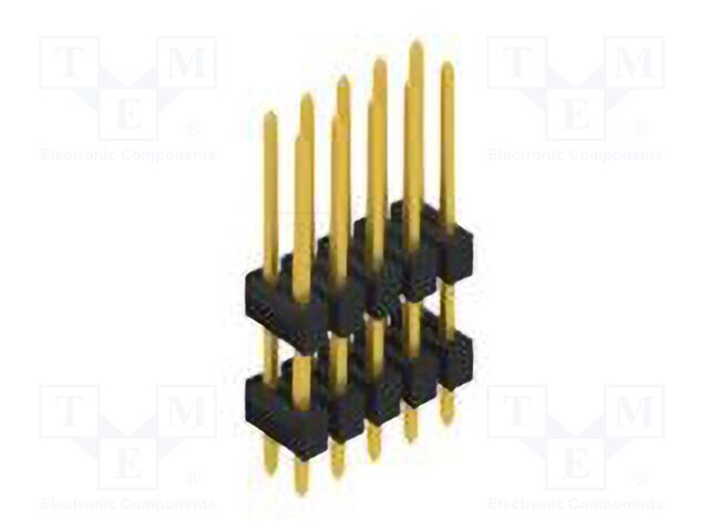 Connector: pin strips; pin header; male; PIN: 10; 2.54mm; THT; 2x5