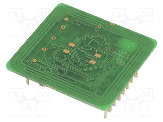 RFID reader; antenna; 33x30x11mm; USB,serial; 3.15÷5.5V; 110mA