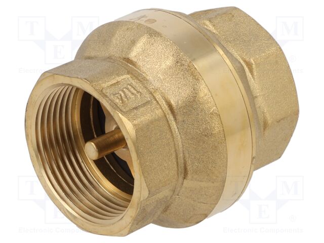 Check valve; G 1 1/4" internal; 16bar; brass; Medium: water