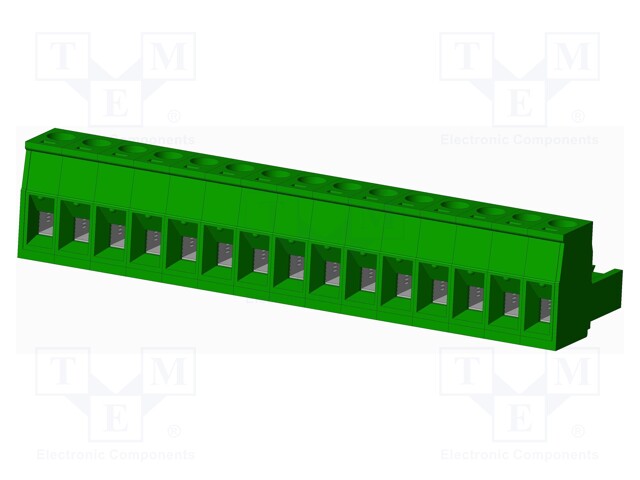 Connector: pluggable terminal block; plug; female; straight; 12A