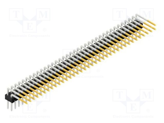 Connector: pin strips; pin header; male; PIN: 72; 2.54mm; THT; 2x36