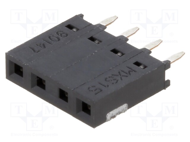 C-Grid PCB Conn SR Vt Tn-A 4Ckt
