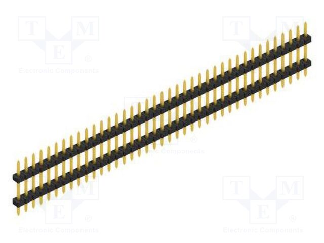 Connector: pin strips; pin header; male; PIN: 39; 2mm; THT; 1x39