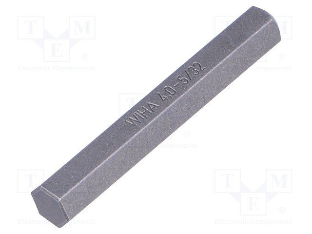Screwdriver bit; Allen hex key; HEX 4mm; Overall len: 28mm