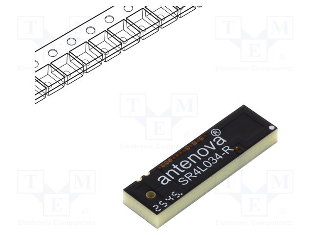 Antenna; 3G,4G,LTE; linear; SMD; 50Ω; 698÷2690MHz; 28x8x3.3mm