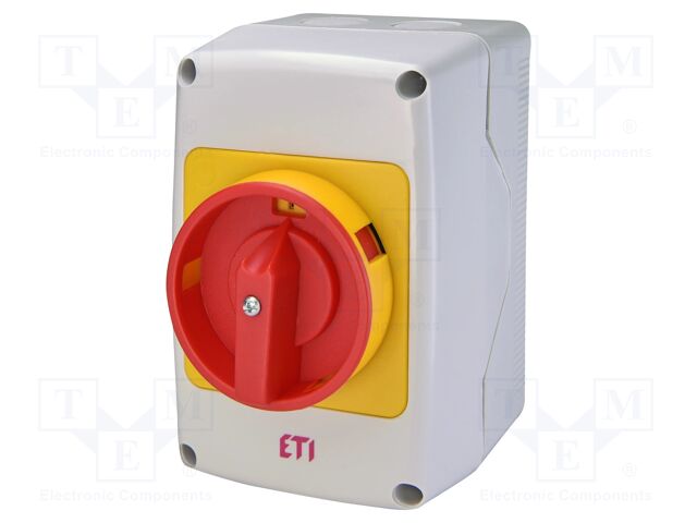 Switch: cam switch; Stabl.pos: 2; 25A; 0-1; in housing; Poles: 1