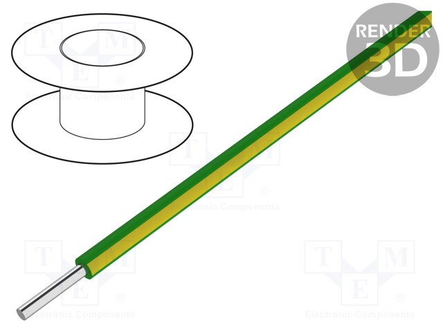 Wire; EcoGen™,EcoWire®,UL AWM 11028; solid; Cu; 18AWG; MPPE; 600V