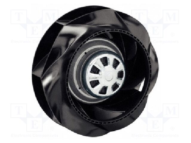 Fan: EC; radial; 230VAC; Ø250x99mm; 800m3/h; ball bearing; IP54