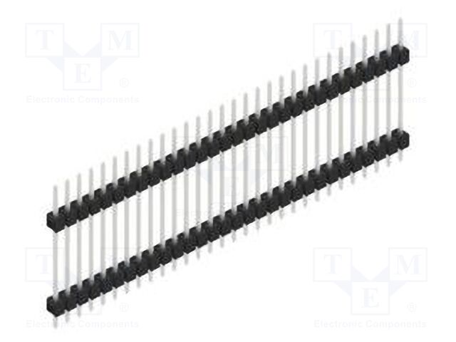 Connector: pin strips; pin header; male; PIN: 30; 2.54mm; THT; 1x30