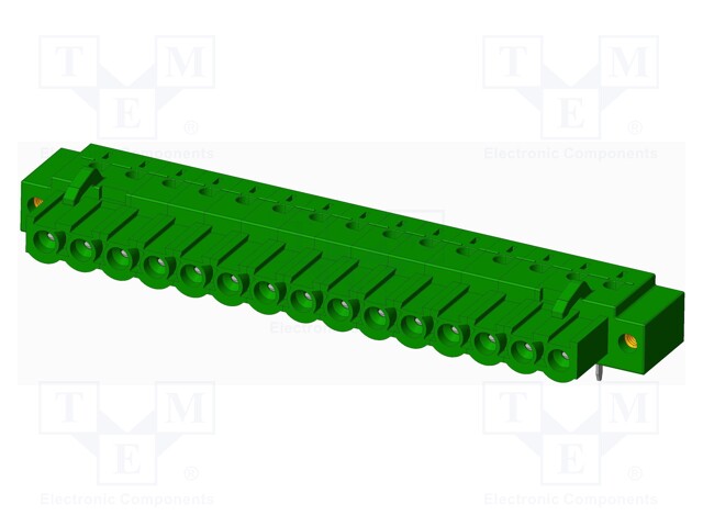 Connector: pluggable terminal block; socket; female; angled 90°