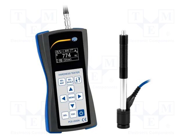 Meter: hardness; OLED; Meas.accur: ±0,5% ; USB; IP52; 160x80x40mm