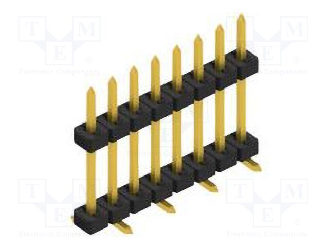 Connector: pin strips; pin header; male; PIN: 8; 2mm; SMT; 1x8; 100V
