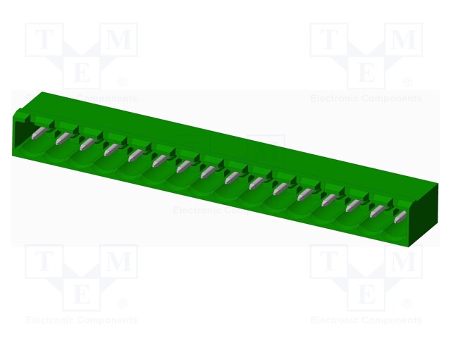 Connector: pluggable terminal block; socket; male; angled 90°