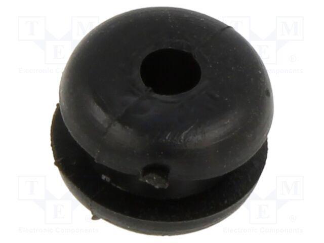 Grommet; black; UL94HB; TPR