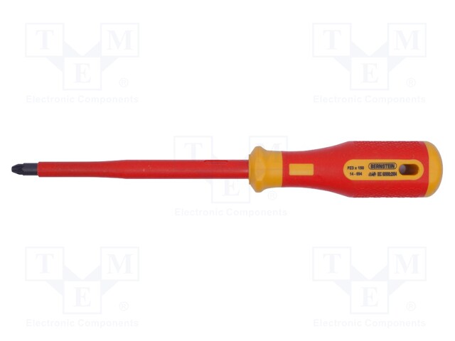 Screwdriver; insulated; Pozidriv®; PZ3; Blade length: 150mm