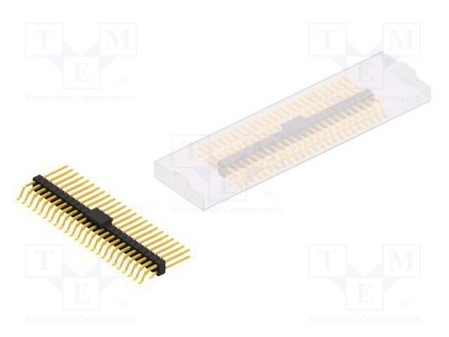 Connector: pin strips; pin header; male; PIN: 48; 2.54mm; SMT; 2x24
