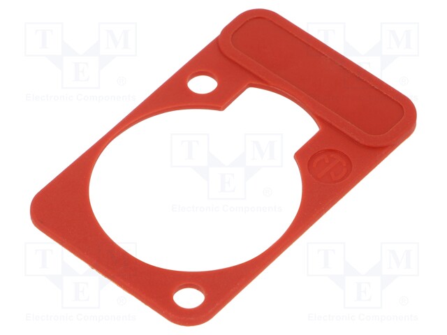 LETTERING PLATE RED