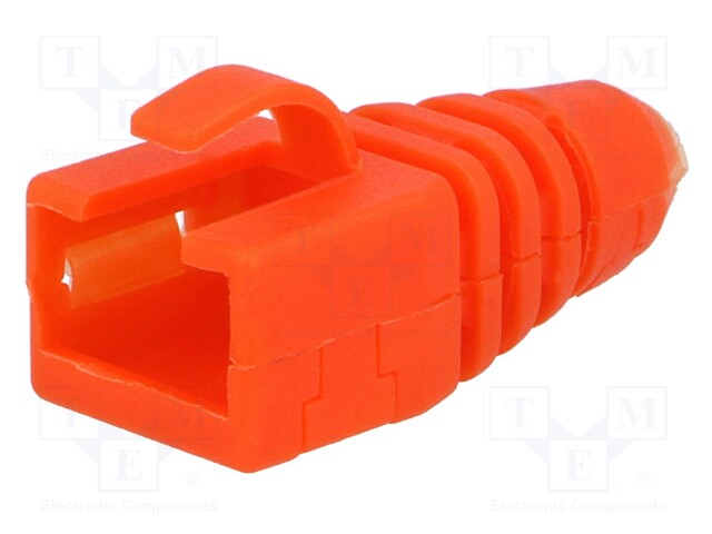 RJ45 plug boot; Colour: orange
